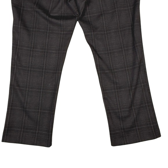 Wit & Wisdom Plaid Career Dress Pants Women's Size 16 Gray Business Casual - Picture 8 of 10